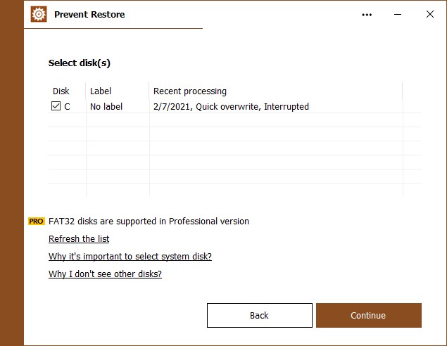 Prevent Restore Professional 2023.16 download the last version for windows